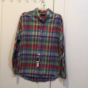 Brand new Polo plaid long sleeve sz 2x